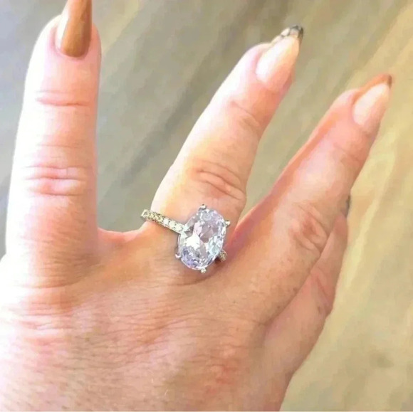 Womens zirconia rings New size 9 Lot SALE - Picture 3 of 12